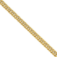 Thumbnail for 10K Yellow Gold Double Link Cuban Chain 7 mm