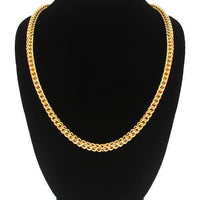 Thumbnail for Yellow Gold 10k Mens Franco Chain 4 mm